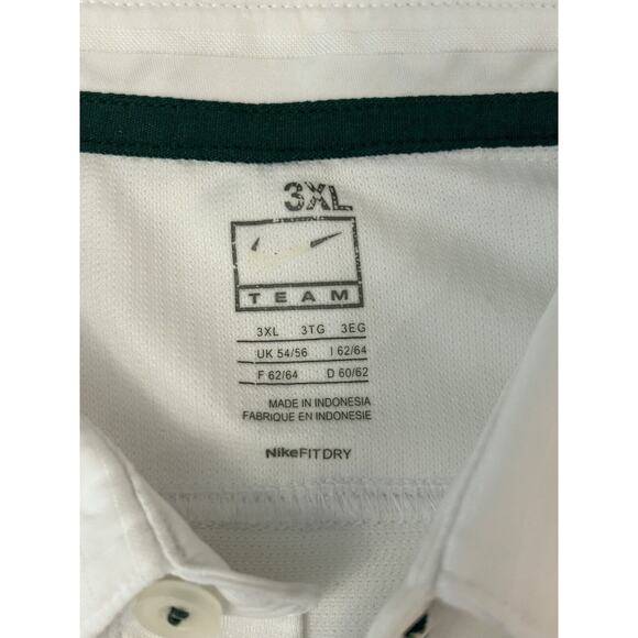 Mens Team Nike Marshall Thundering Herd Polo Size 3XL Big Green Randy Moss - Picture 6 of 6